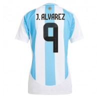 Zenski Nogometni Dres Argentina Julian Alvarez #9 Domaci Copa America 2024 Kratak Rukav